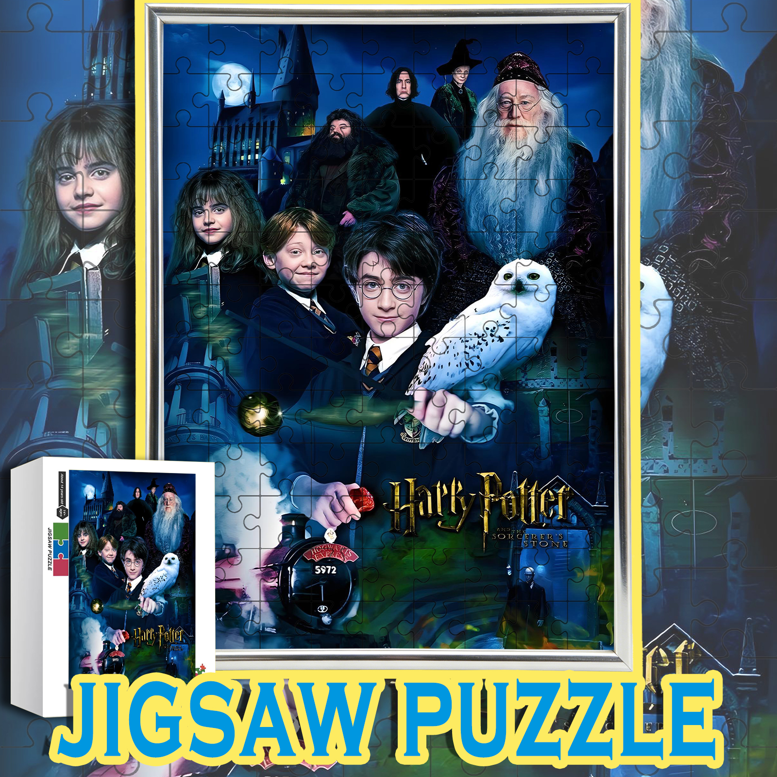 Puzzle Map World - Magic Wizard World Harry Potter Full