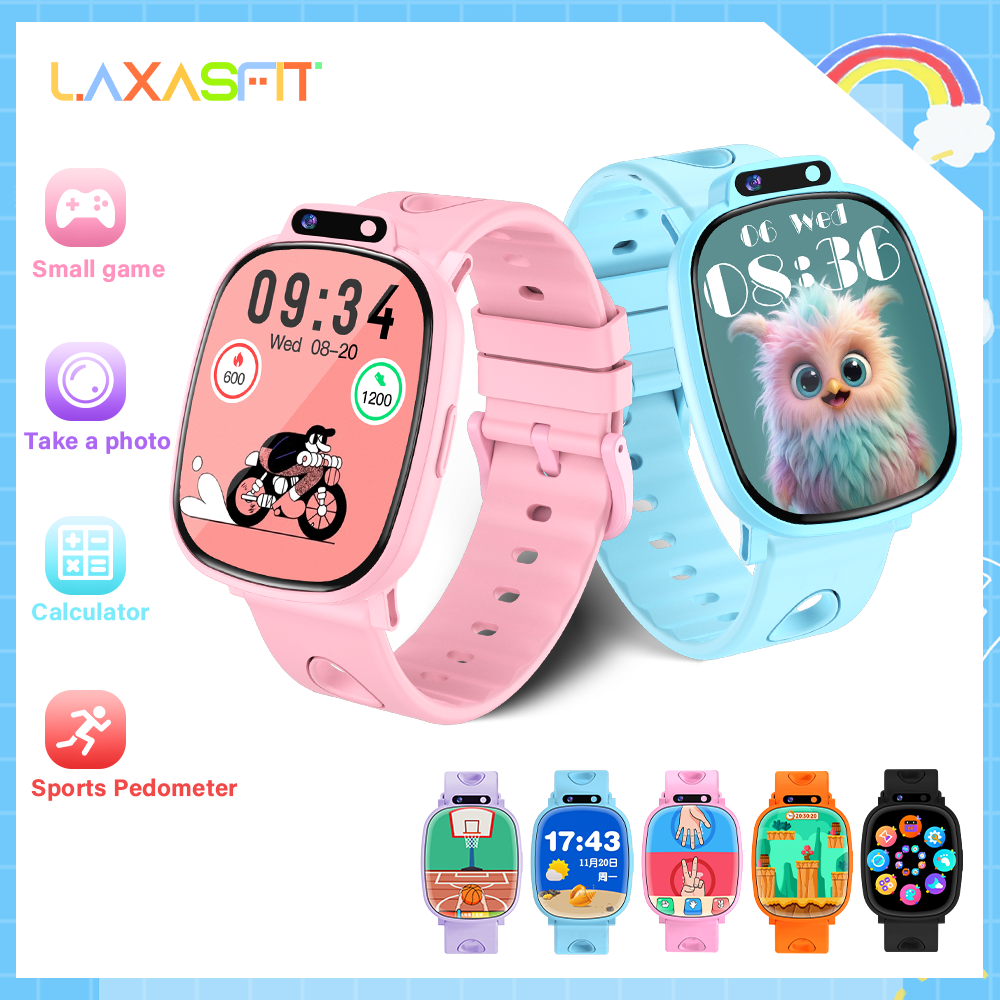 Kids Education Steps - LAXASFIT Kids Smart Watch HD Touchscreen