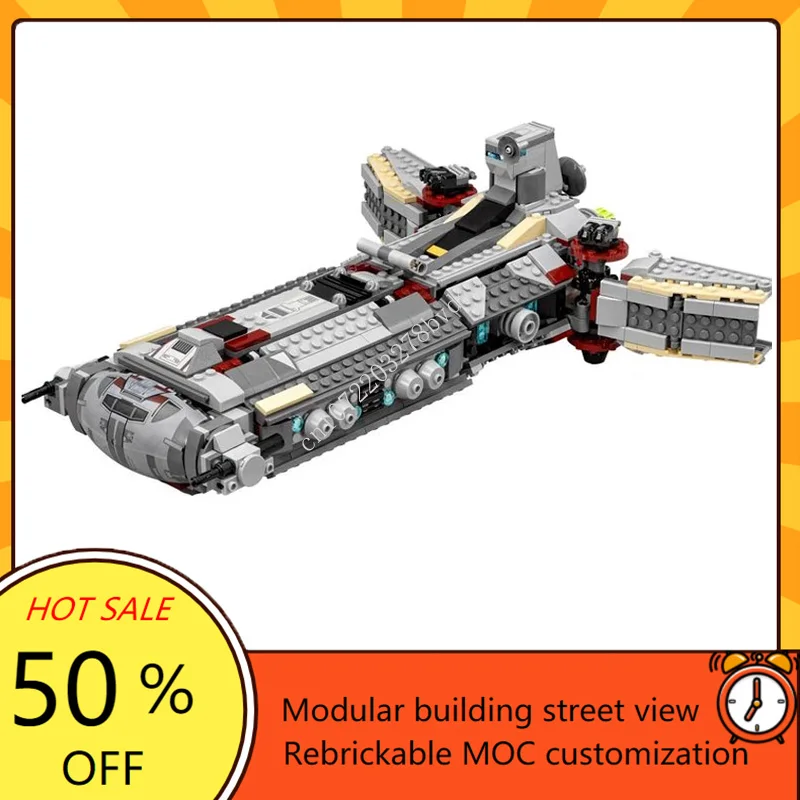 Kids Education Things - 936PCS Rebel Combat Frigate Cruiser Custom