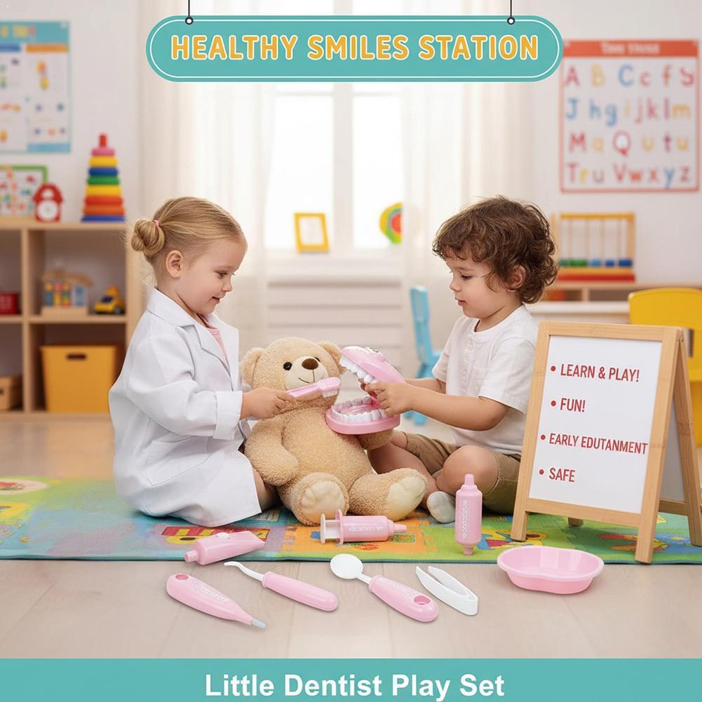 Kids Doctor Education - Kids Dentist Role Play Kit Teeth