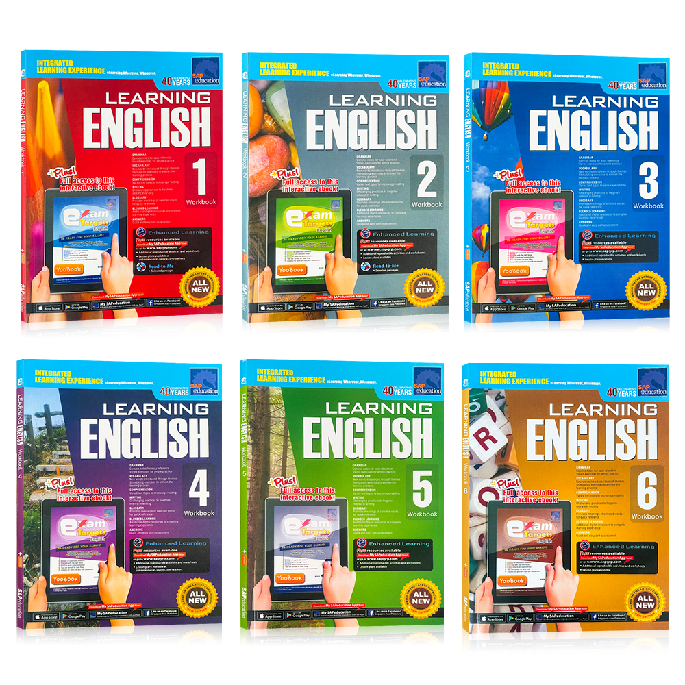 Kids Education In Singapore - 2 Book Sap Education 1- 6