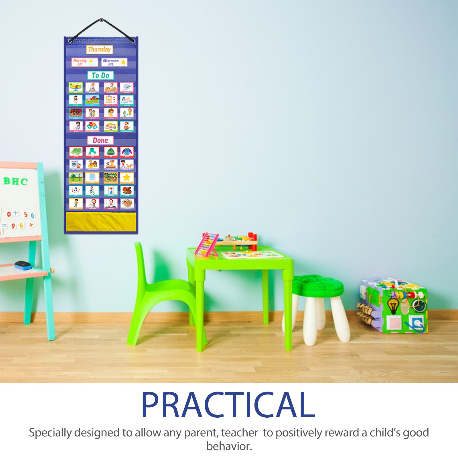 Kids Education Plan - 1Set Kids Daily Routine Chart Visual