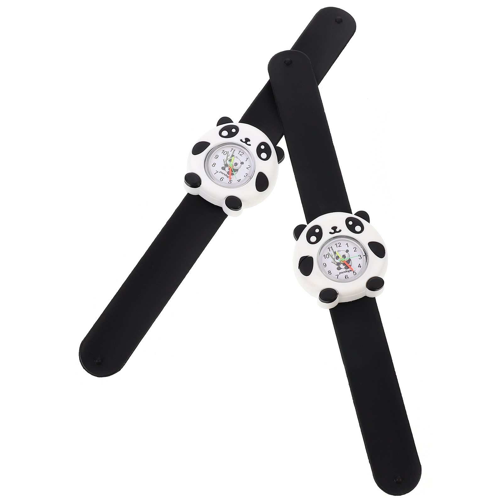 Education Kids Ru - 2Pcs Silicone Watch for Children Panda