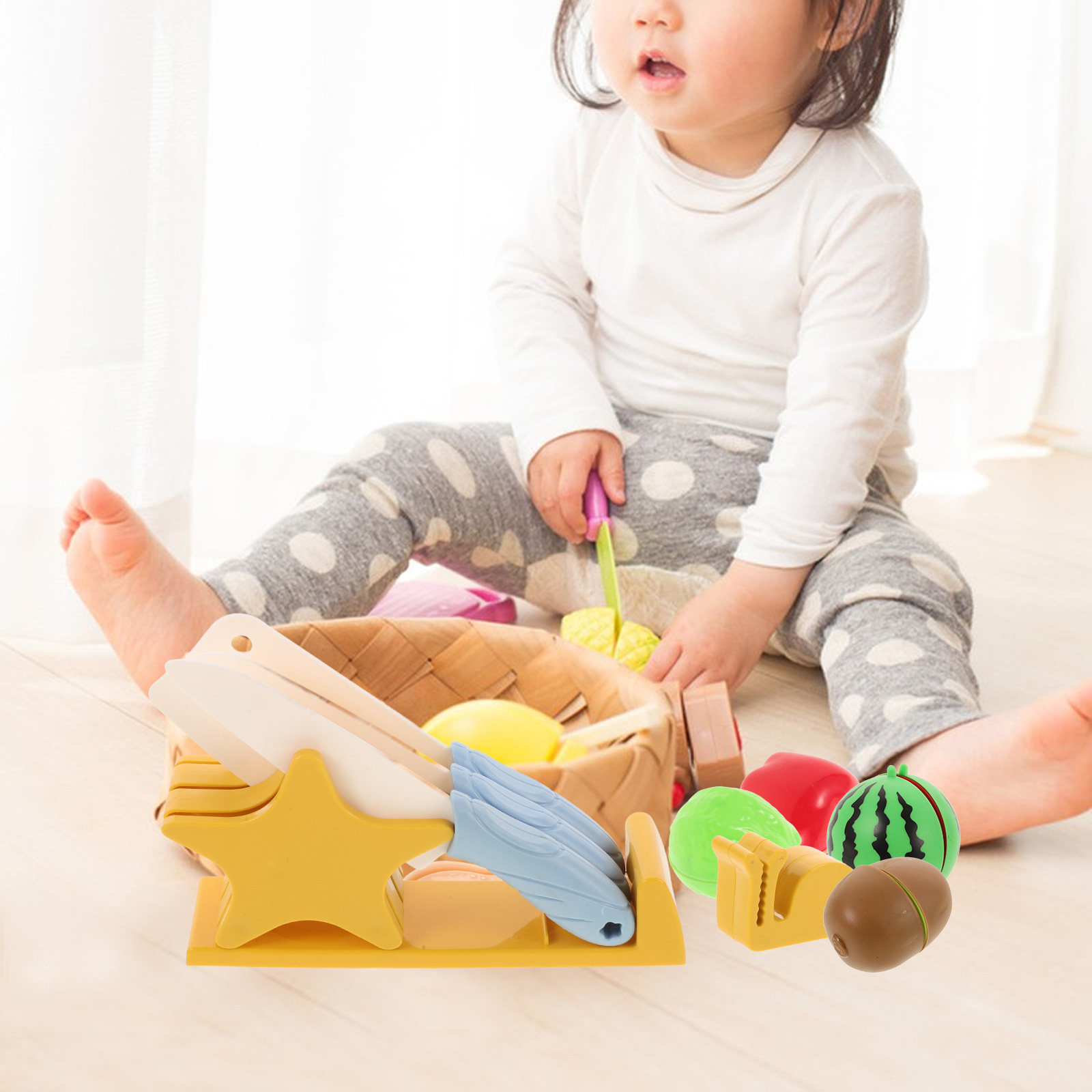 Kids Education Help - 1Set Child Cutting Plaything Interactive Educational