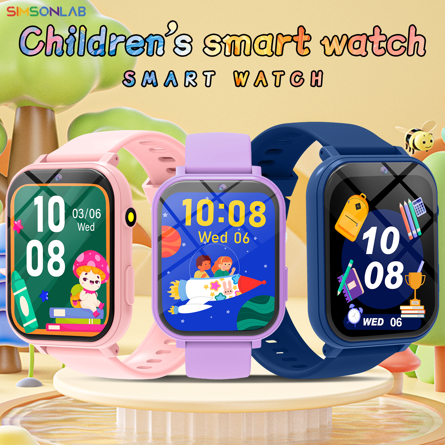 Kids Education Steps - Kids Smart Watch with Camera for