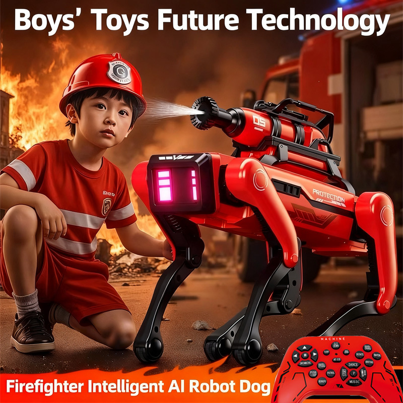 Kids Education Things - AI Robot Dog Intelligent Firefighting Robot