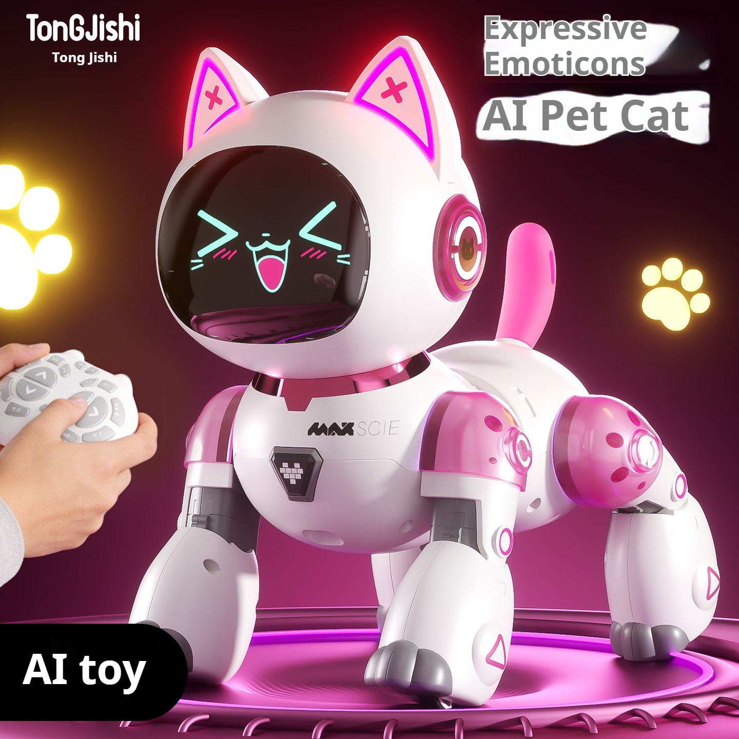 Kids Educational Gadget - Ai Remote Control Dancing Cat Robot
