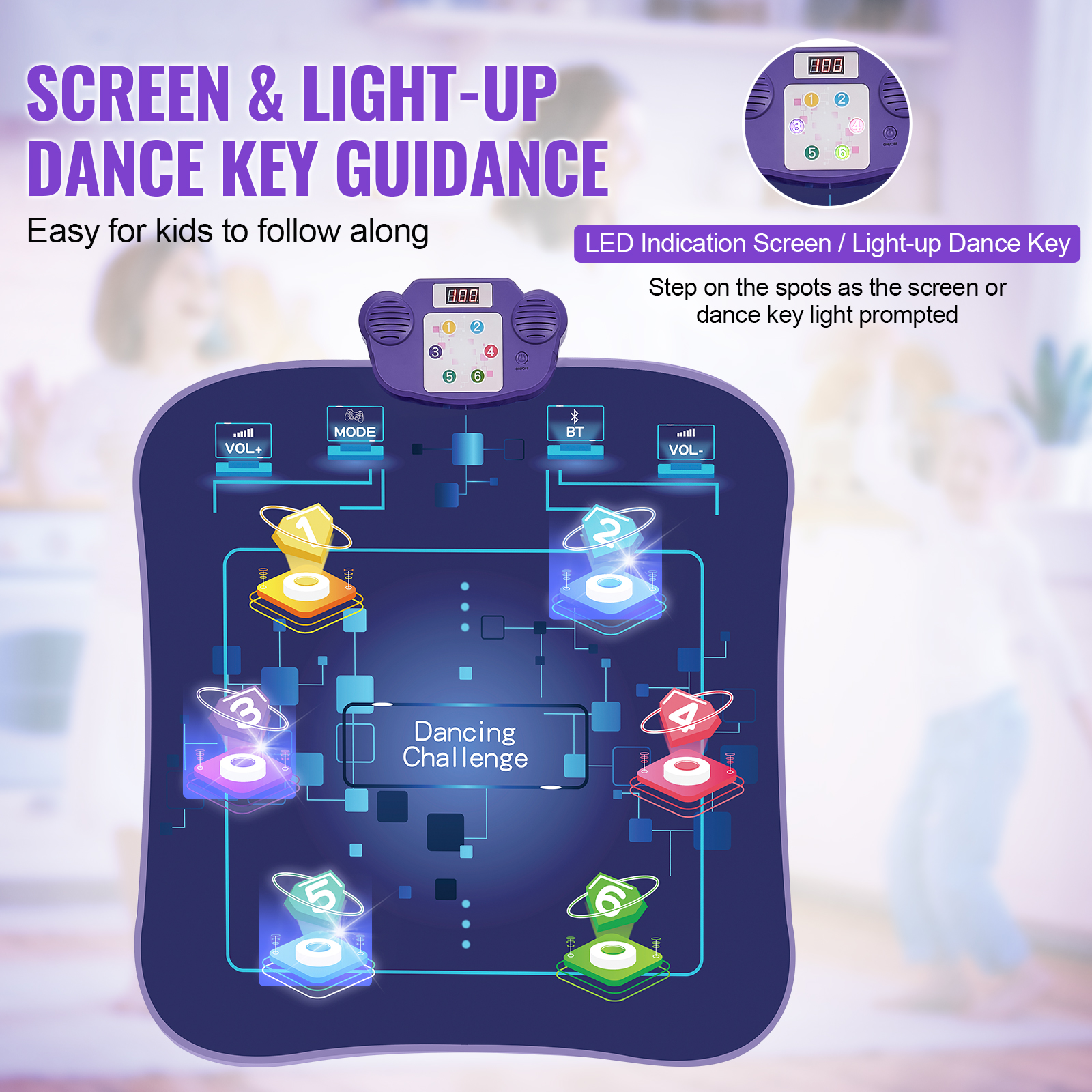 SucceBuy 6-Button Kids Electro - Kids Education Steps recensie en prijs