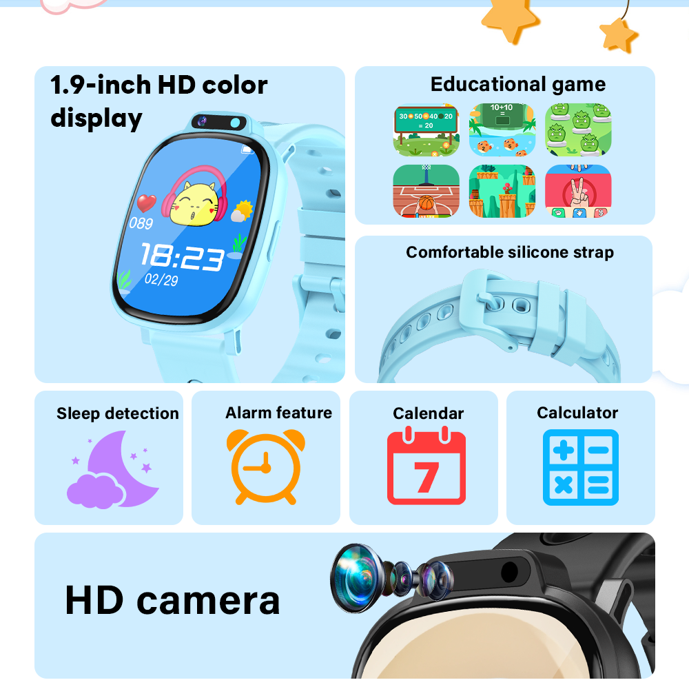 LAXASFIT Kids Smart Watch HD T - Kids Education Steps recensie en prijs