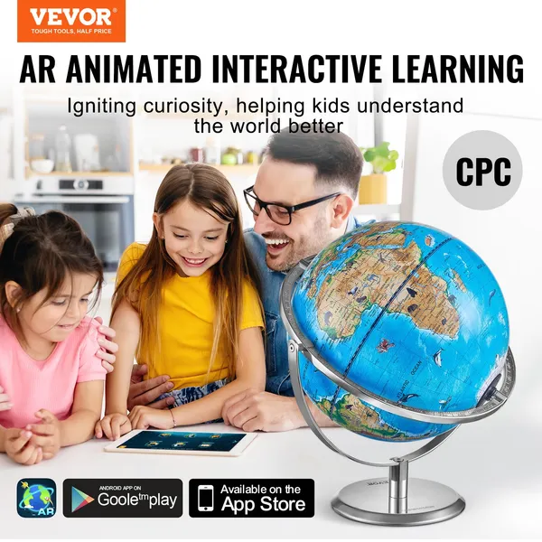 VEVOR Educational Globe for Ki - Globe Interactive Light recensie en prijs