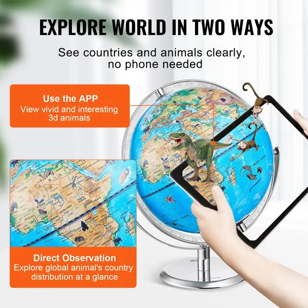 VEVOR Educational Globe for Ki - Globe Interactive Light recensie en prijs