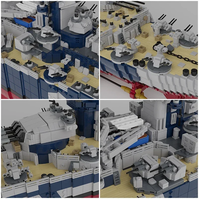 MOC French Richelieu Battleshi - Puzzle Map World recensie en prijs