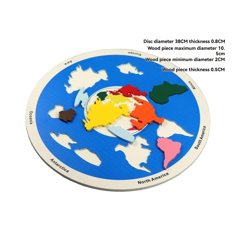 FBIL-Wooden Planet Puzzles Lea - Puzzle Map World recensie en prijs