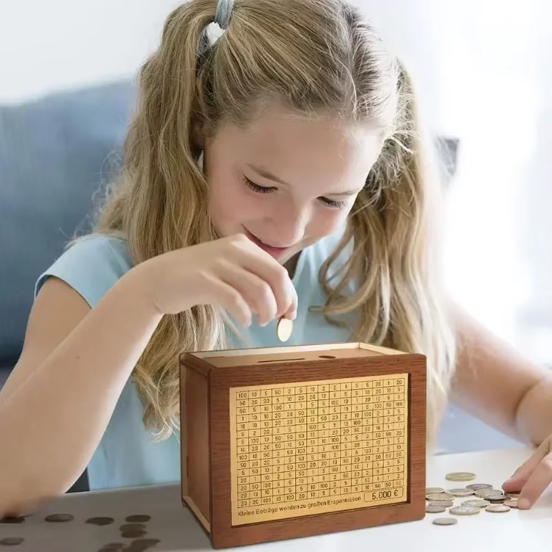 1-4PCS  Wooden Money Savings J - Kids Education Savings recensie en prijs