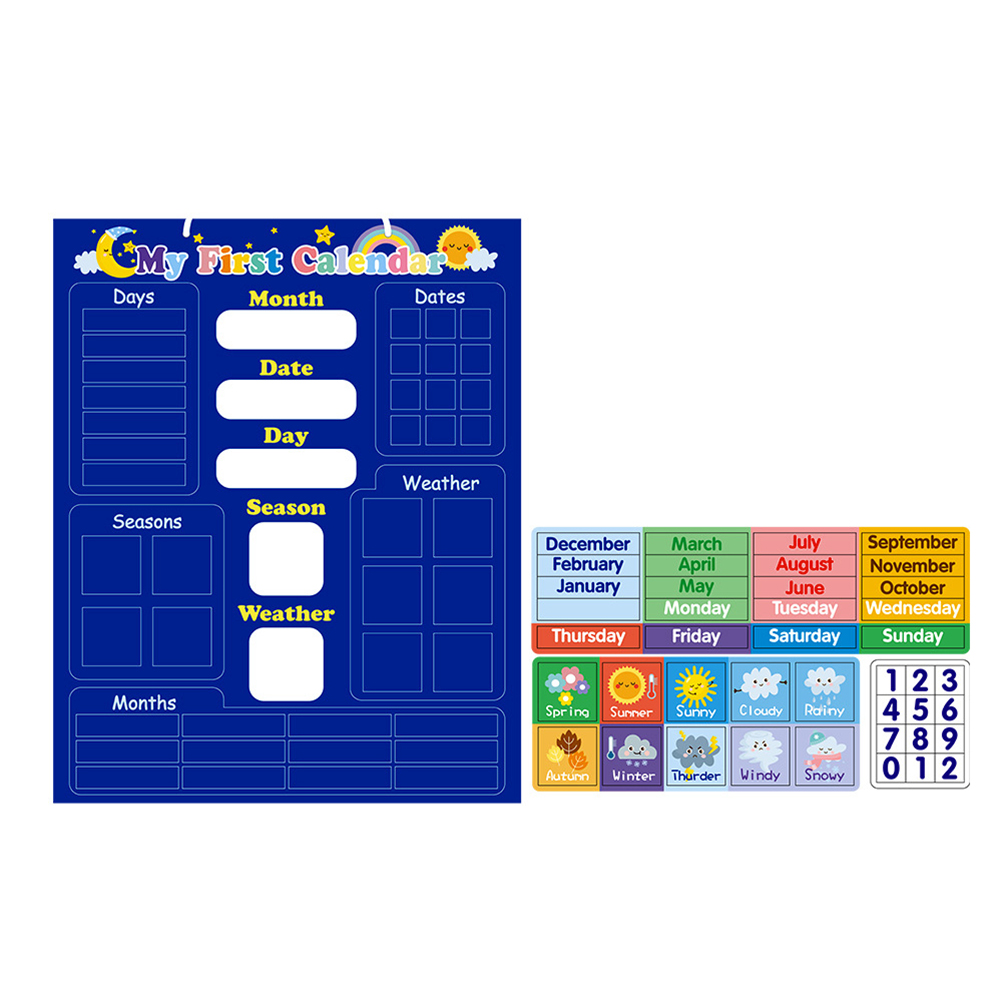 Weather Calendar Board Kids Ed - Kids Education Planner recensie en prijs