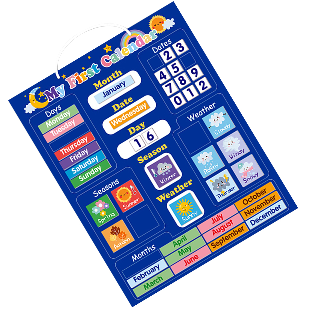 Weather Calendar Board Kids Ed - Kids Education Planner recensie en prijs