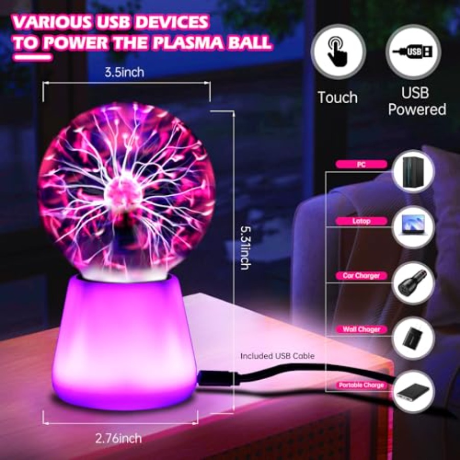 Plasma Ball Lamp Interactive T - Globe Interactive Light recensie en prijs