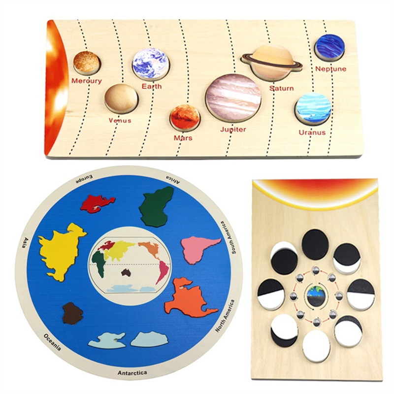 Wooden Planet Puzzles Learning - Puzzle Map World recensie en prijs