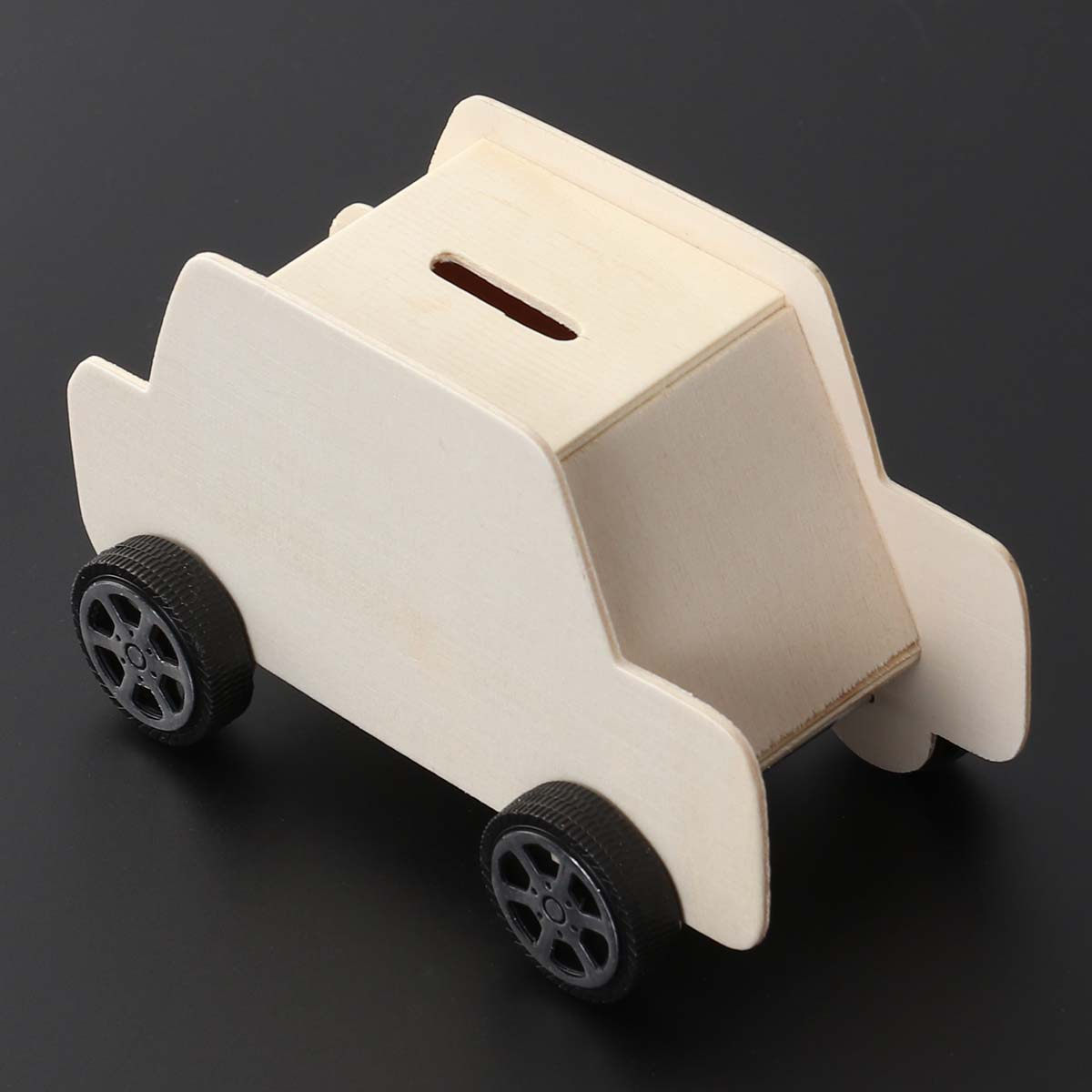 Wooden Car Piggy Bank DIY Colo - Kids Education Savings recensie en prijs