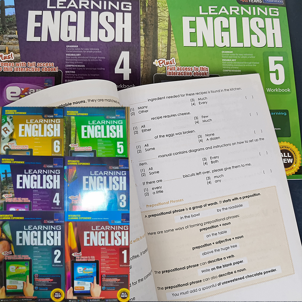 2 Book Sap Education 1- 6 Grad - Kids Education In Singapore recensie en prijs