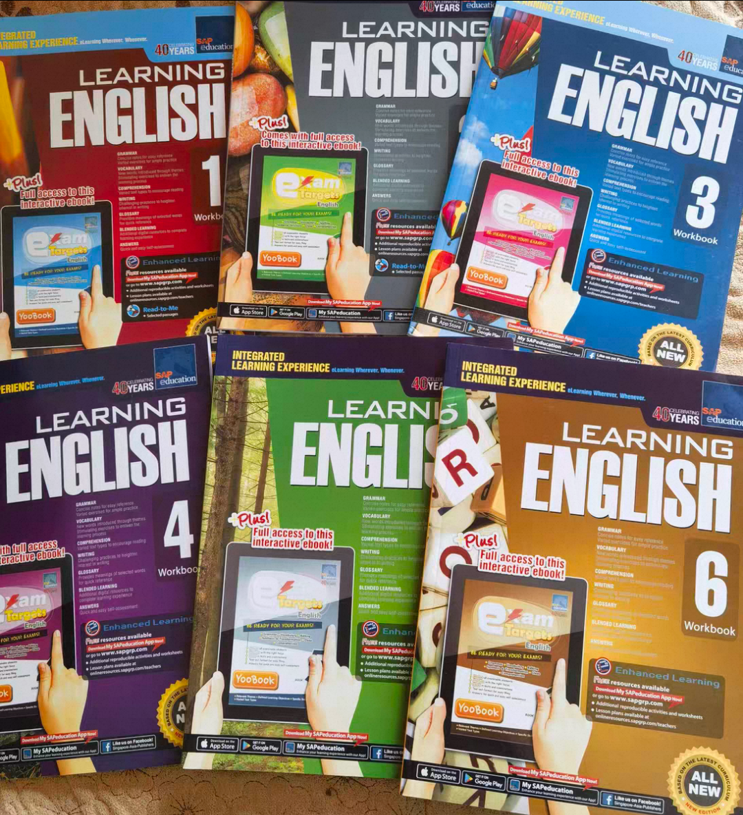2 Book Sap Education 1- 6 Grad - Kids Education In Singapore recensie en prijs