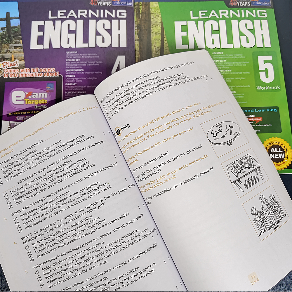 2 Book Sap Education 1- 6 Grad - Kids Education In Singapore recensie en prijs