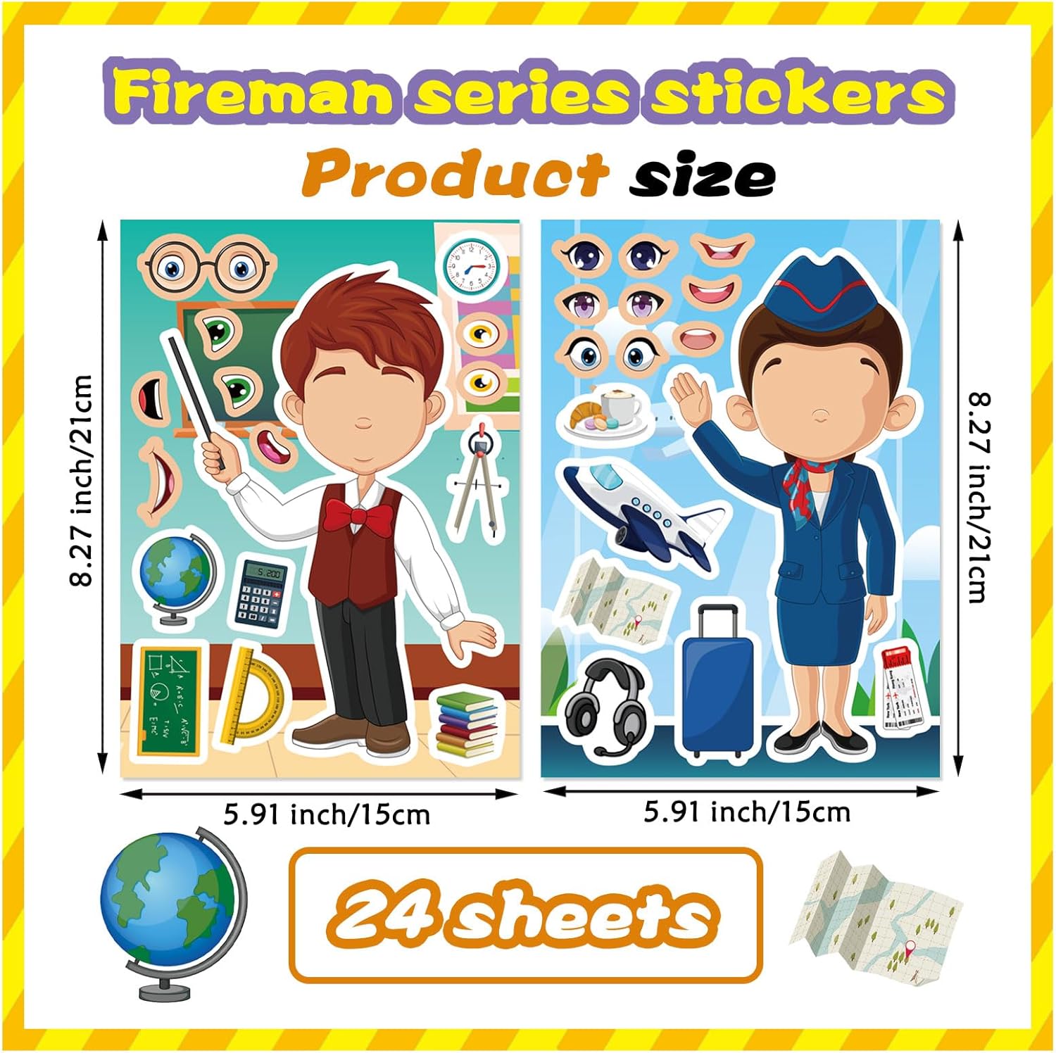 Make a Face Stickers Education - Kids Doctor Education recensie en prijs