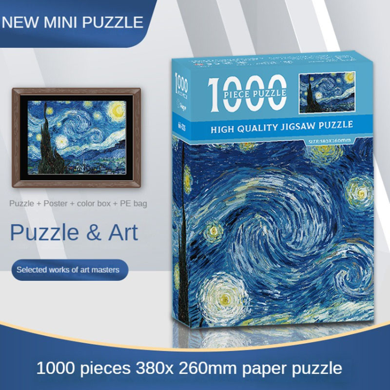 Mini Jigsaw Puzzle 1000 Pieces - Puzzle Map World recensie en prijs
