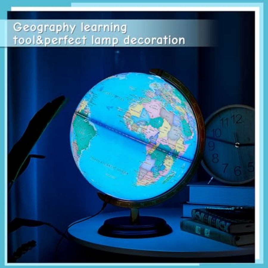 13'' Illuminated World Globe f - Globe Interactive Light recensie en prijs