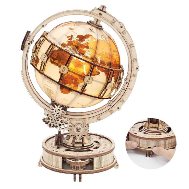 Robotime Rokr 3D Wooden Puzzle - Puzzle Map World recensie en prijs