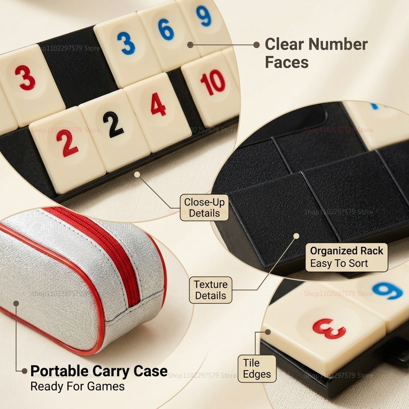 2026 New Rummy Cube Game Set w - Kids Education Plan recensie en prijs