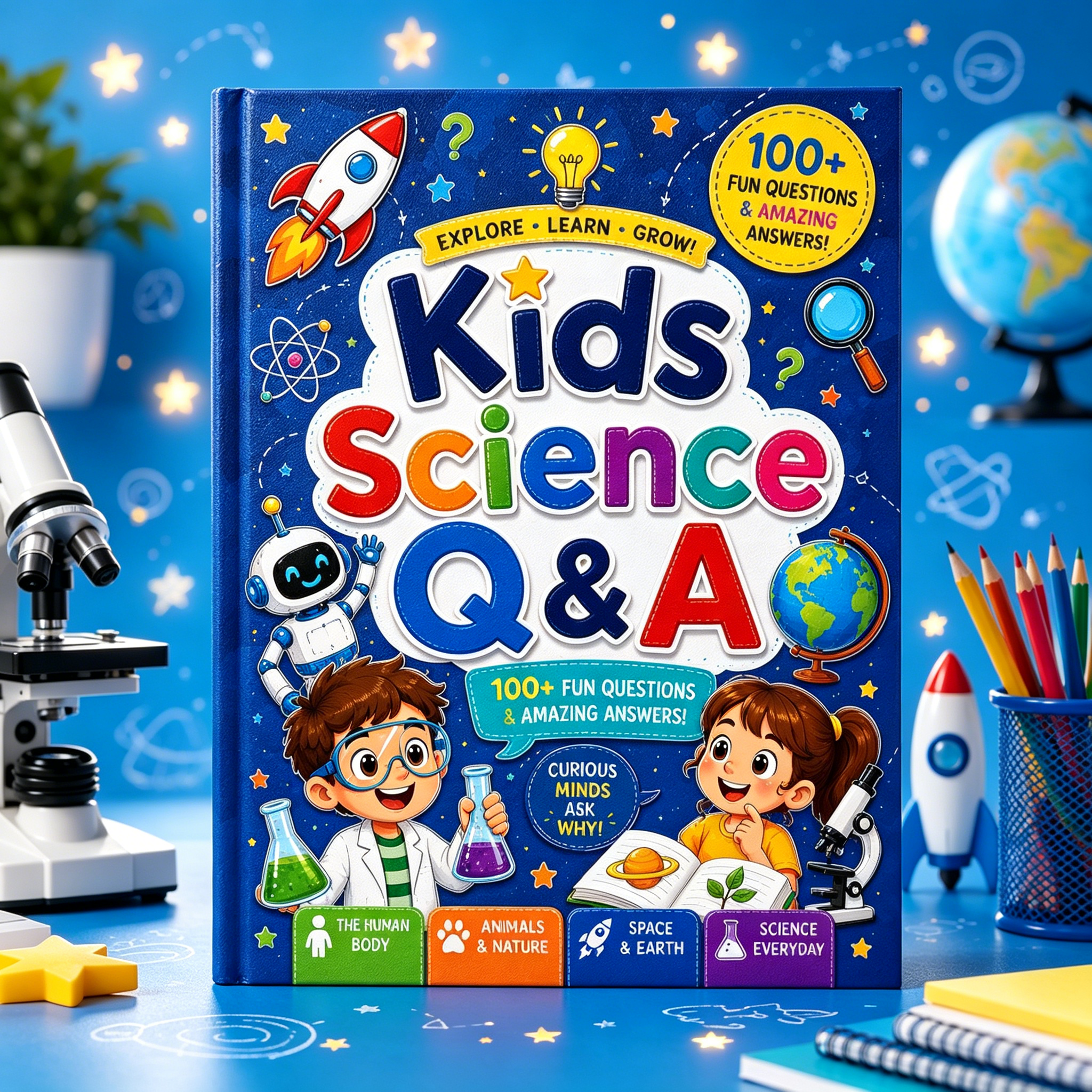 Kids Science Q&A Book for Curi - Kids Education Questions recensie en prijs