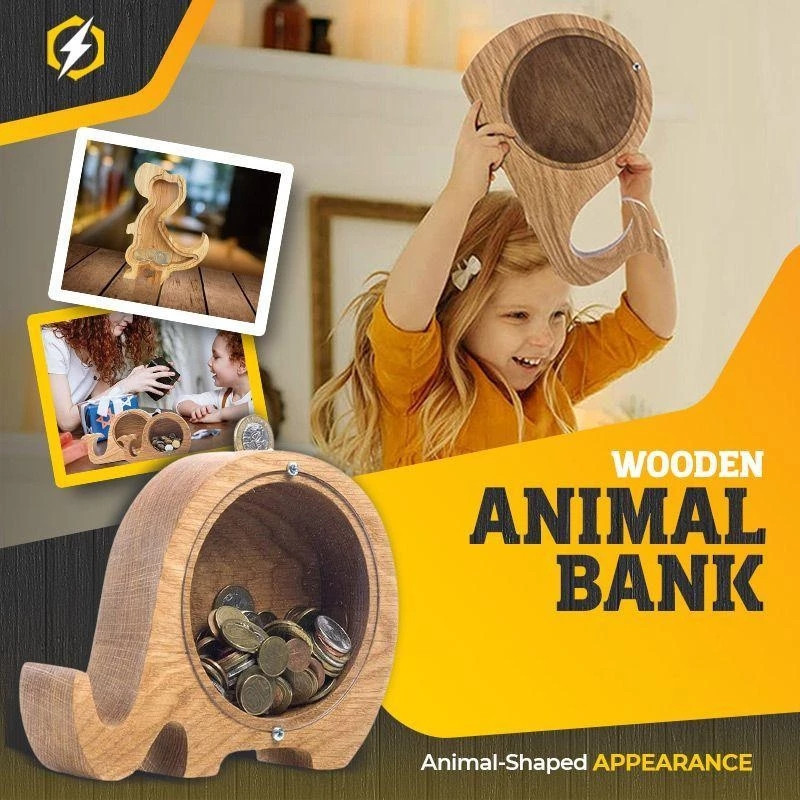 Wooden Animal Alphabet Piggy B - Kids Education Savings recensie en prijs