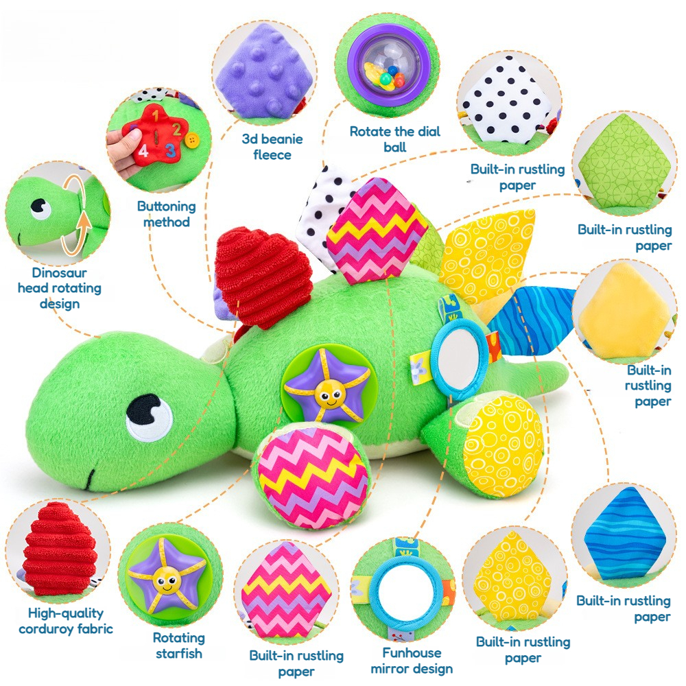 1Pc Cute Dinosaur Soothing Plu - Kids Education Help recensie en prijs