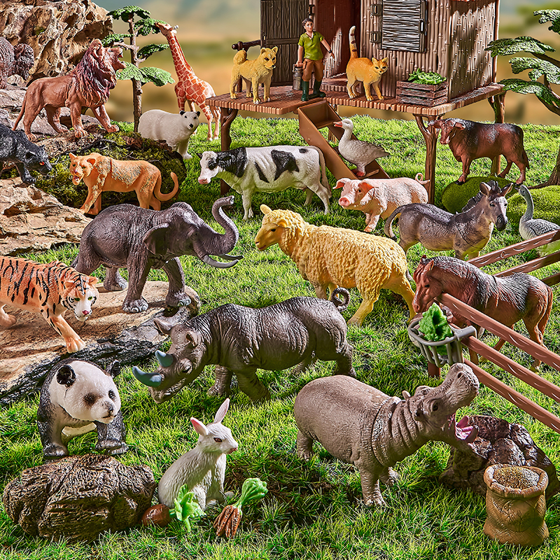 Montessori Toy Wild Farm Dinos - Kids Education Things recensie en prijs