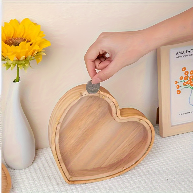 Wooden Letter Piggy Bank for K - Kids Education Savings recensie en prijs