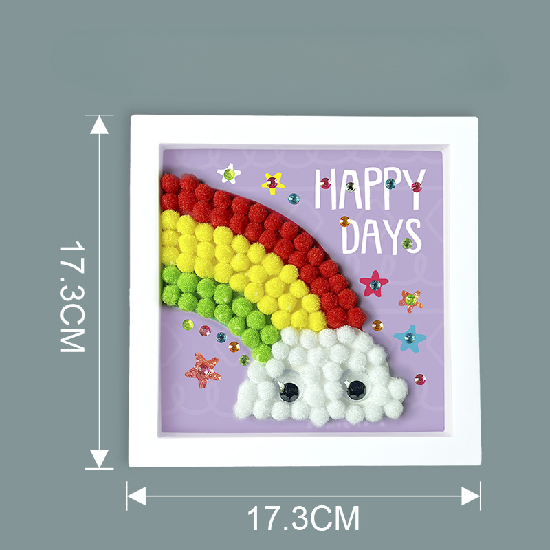 DIY Kids Hairball Photo Frame  - Kids Early Education Photos recensie en prijs