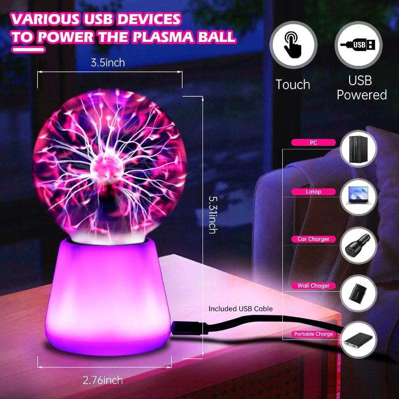 Plasma Ball Lamp Interactive T - Globe Interactive Light recensie en prijs