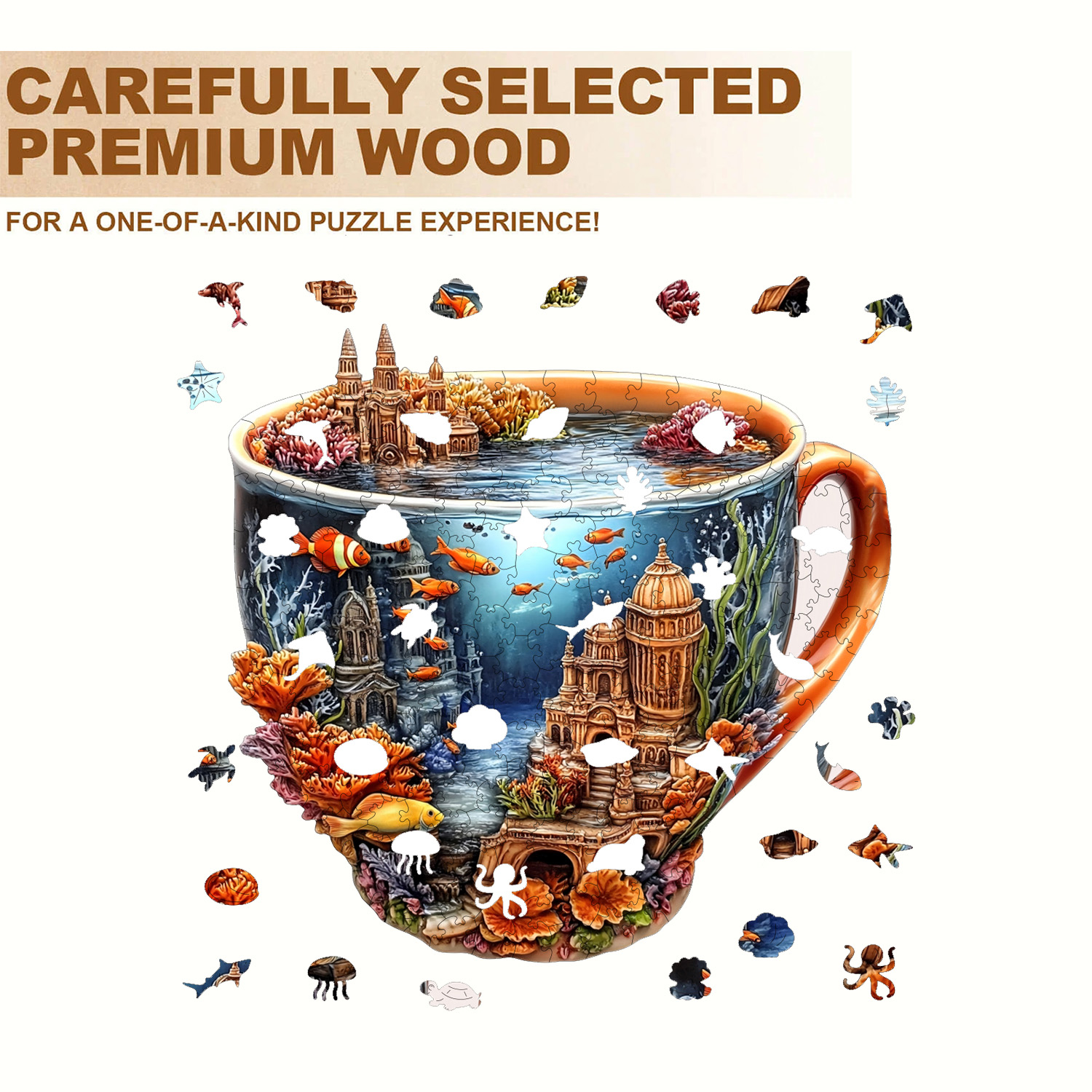 Wooden Puzzle - Unique Adult S - Puzzle Map World recensie en prijs