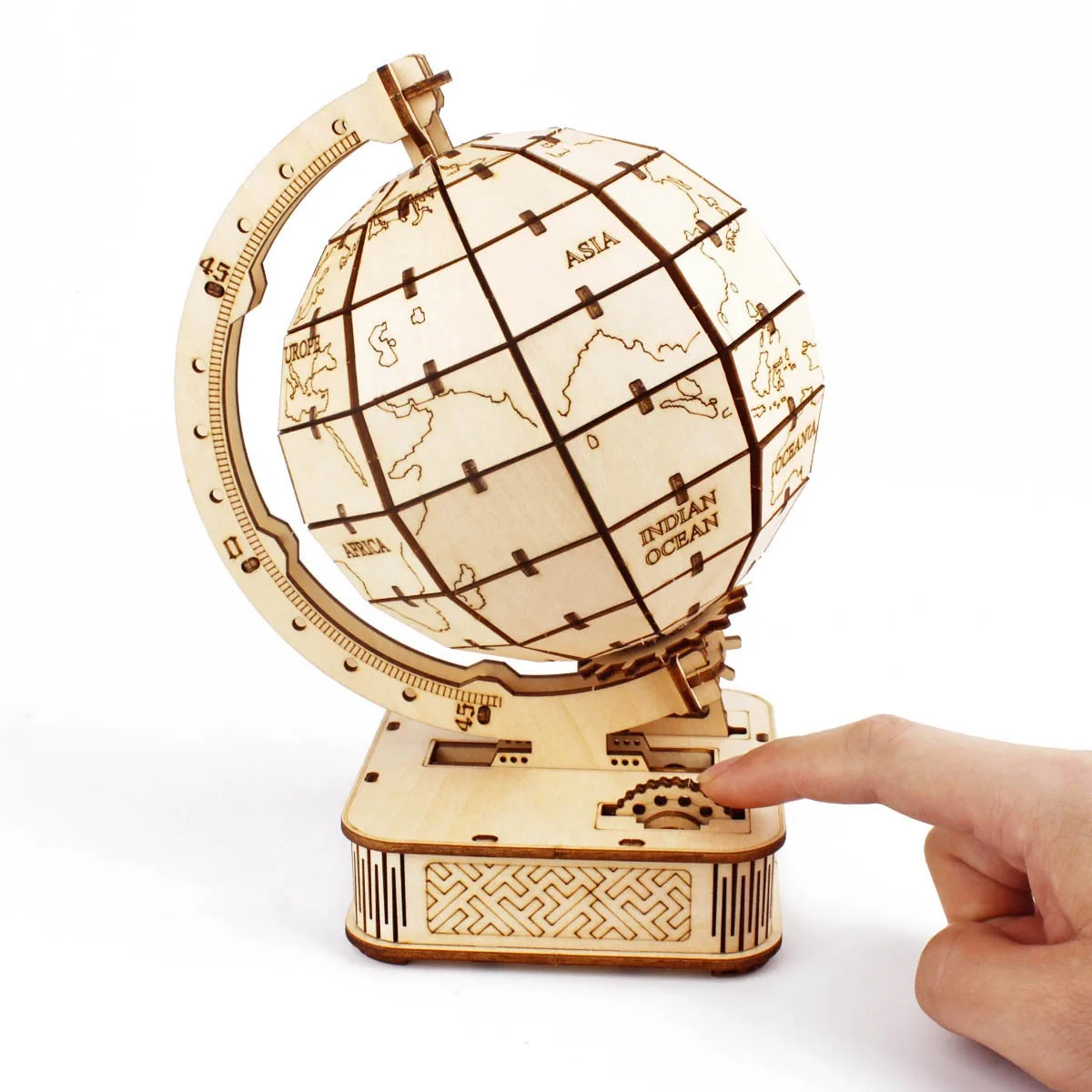 3D Globe Wooden Puzzle Toy Mec - Puzzle Map World recensie en prijs