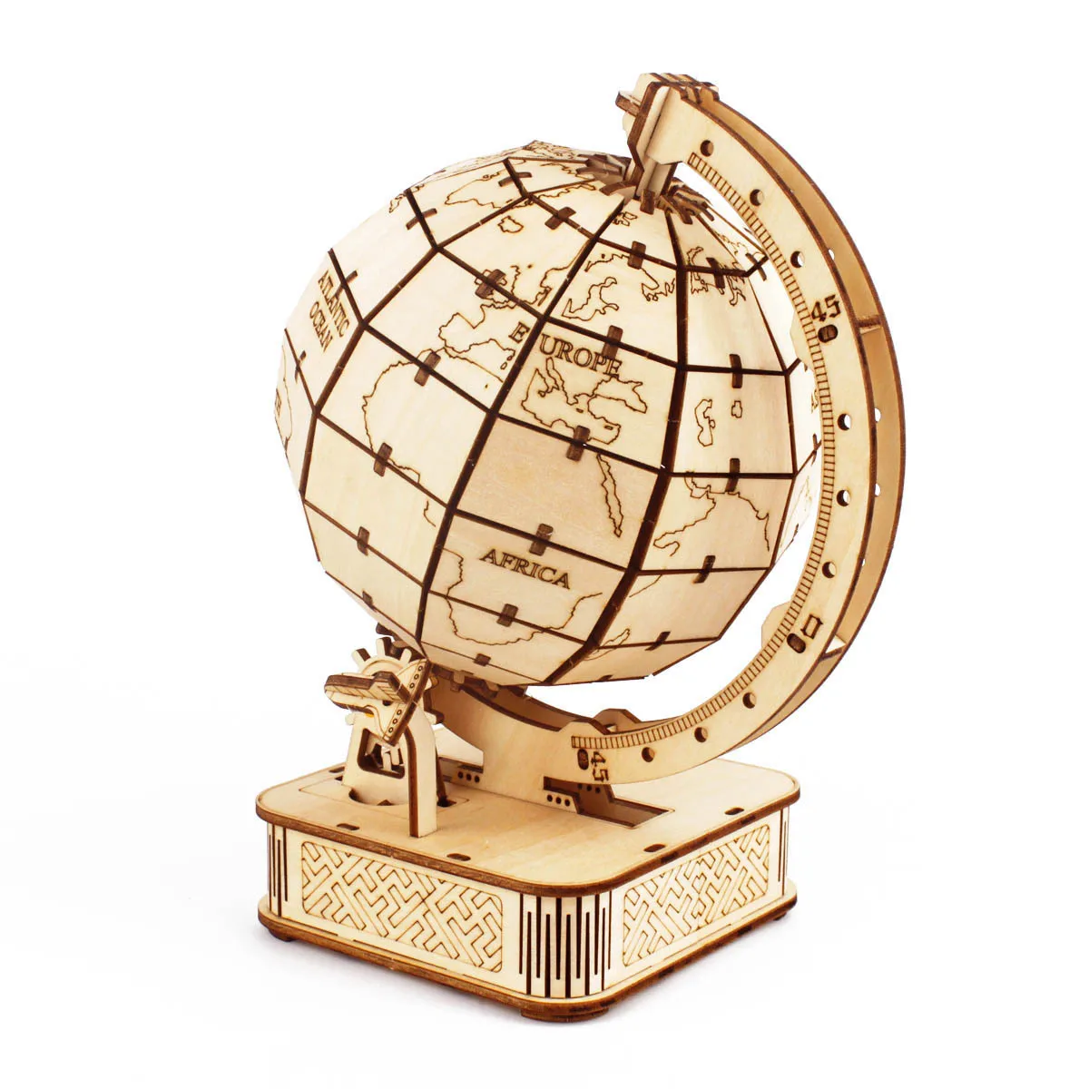 3D Globe Wooden Puzzle Toy Mec - Puzzle Map World recensie en prijs