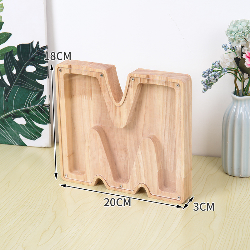 Wooden Alphabet Money Box for  - Kids Education Savings recensie en prijs