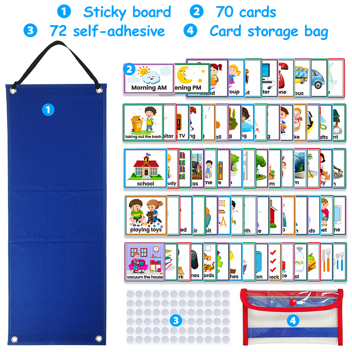 Kid Visual Schedule Hanging Vi - Kids Education Planner recensie en prijs