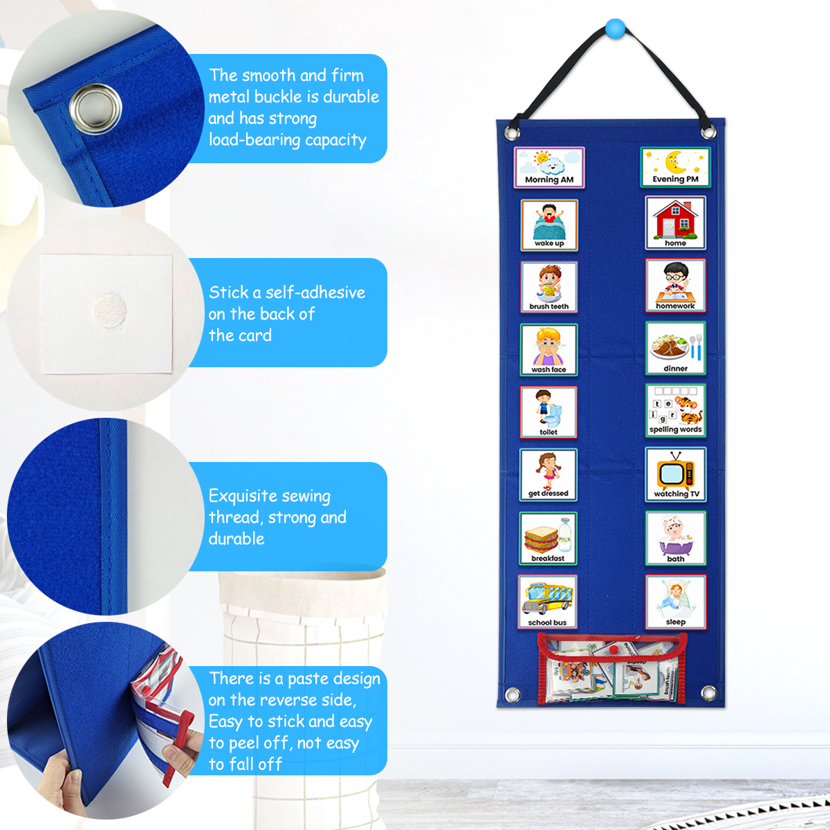 Kid Visual Schedule Hanging Vi - Kids Education Planner recensie en prijs