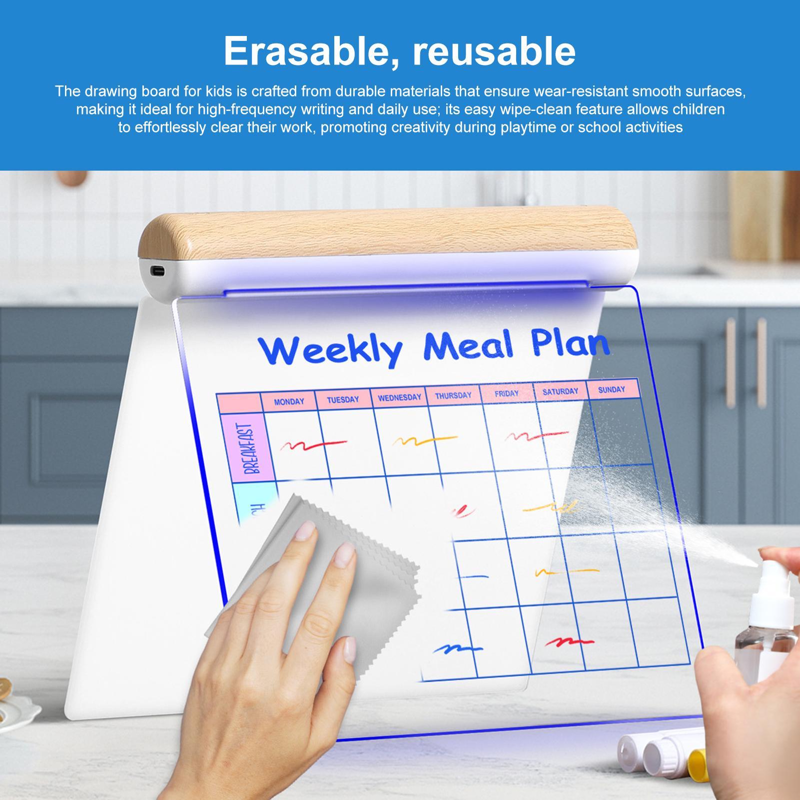 LED Drawing Board Dry Erase Ed - Kids Education Plan recensie en prijs