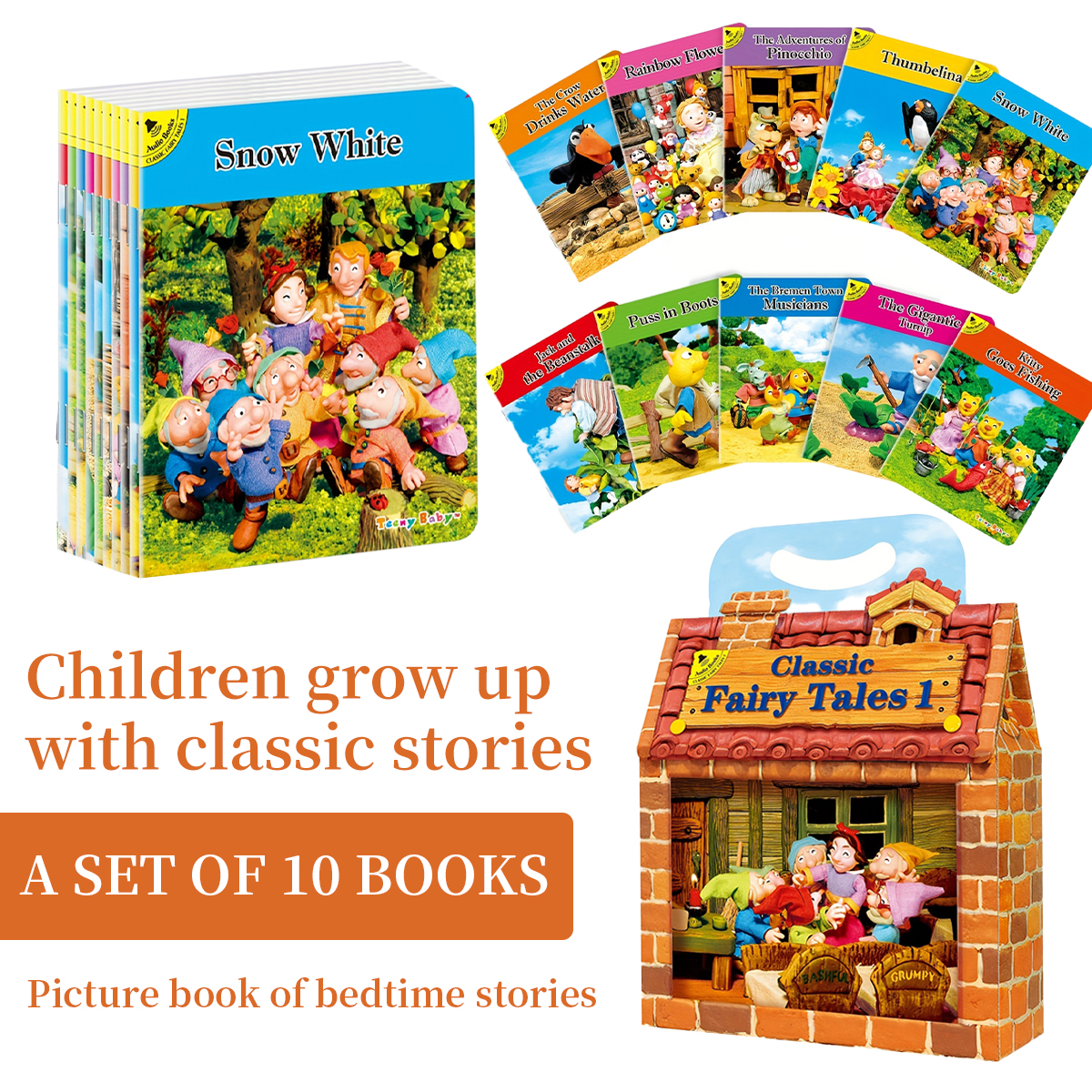 A Set Of 10 Classic Fairy Tale - Kids Education Help recensie en prijs