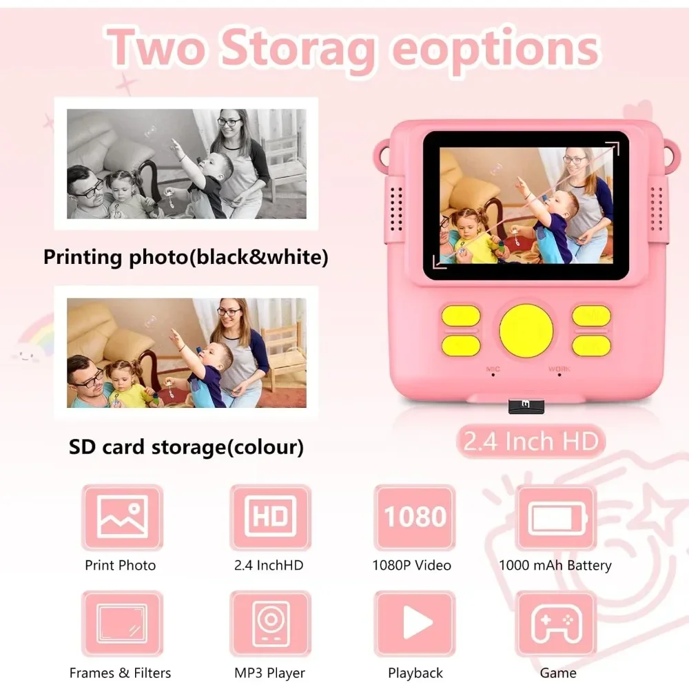 Instant Print Camera for Kids, - Kids Education Free App recensie en prijs