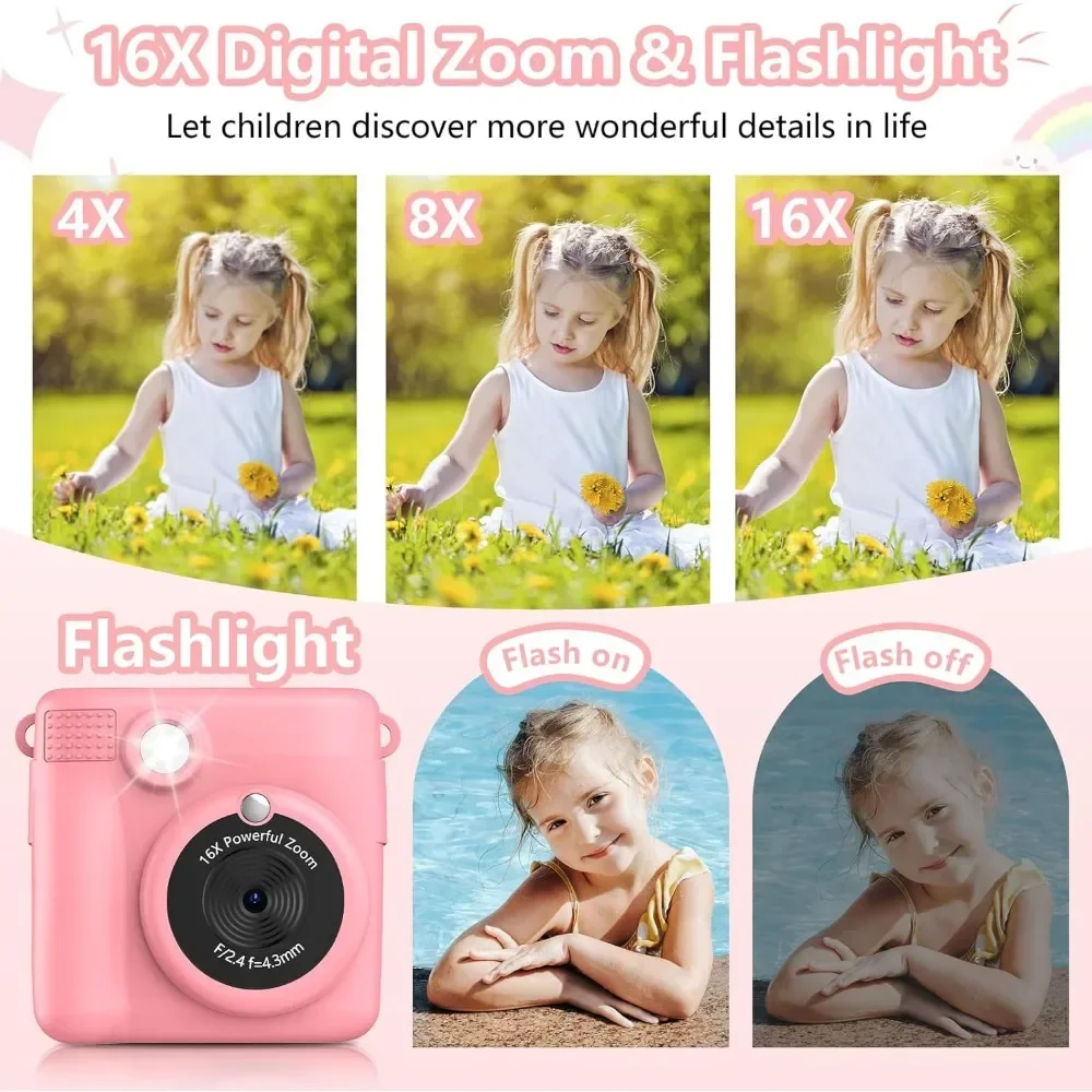 Instant Print Camera for Kids, - Kids Education Free App recensie en prijs