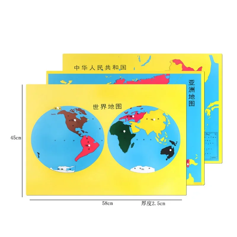 -Children's educational teachi - Puzzle Map World recensie en prijs