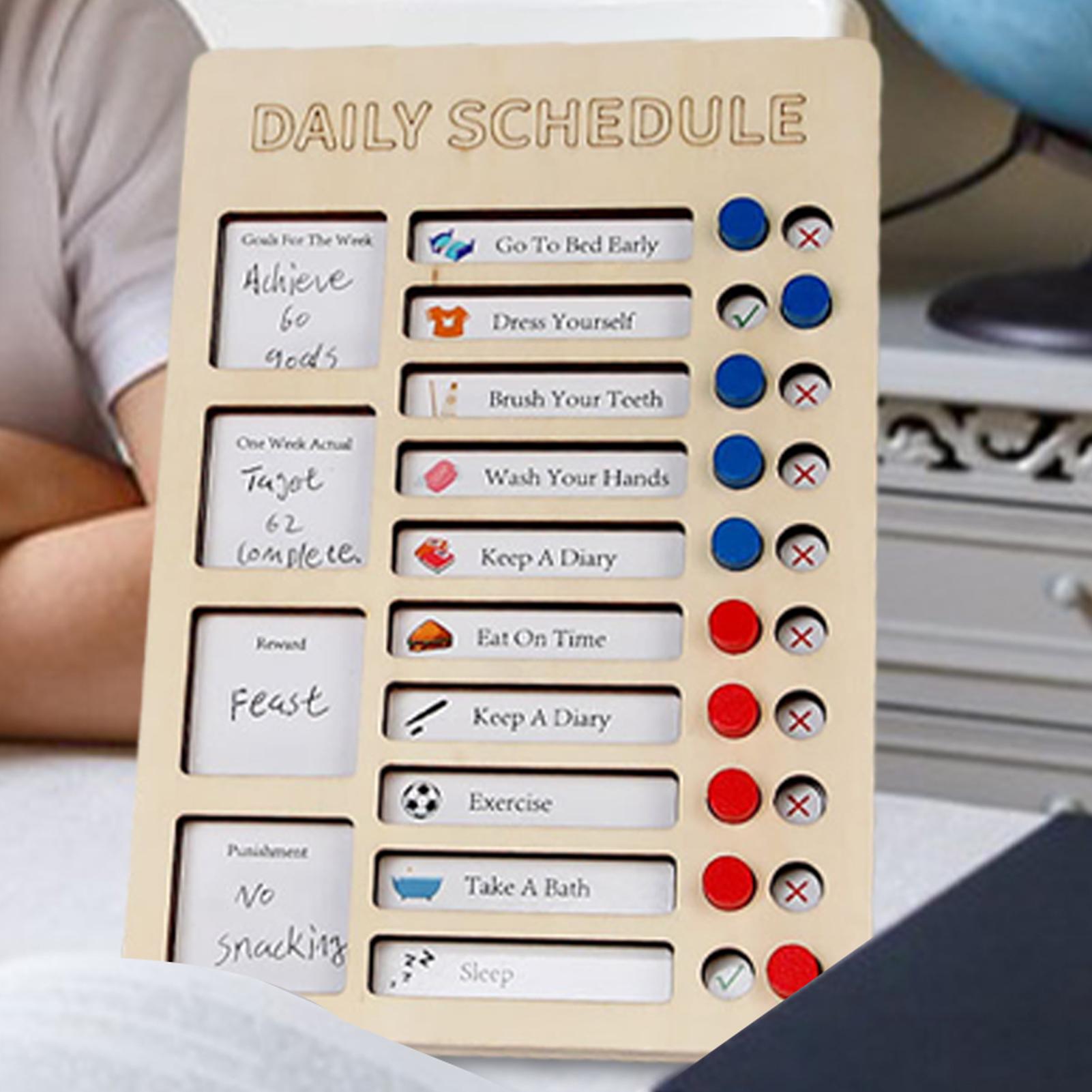 Routine Planner Board Reusable - Kids Education Planner recensie en prijs